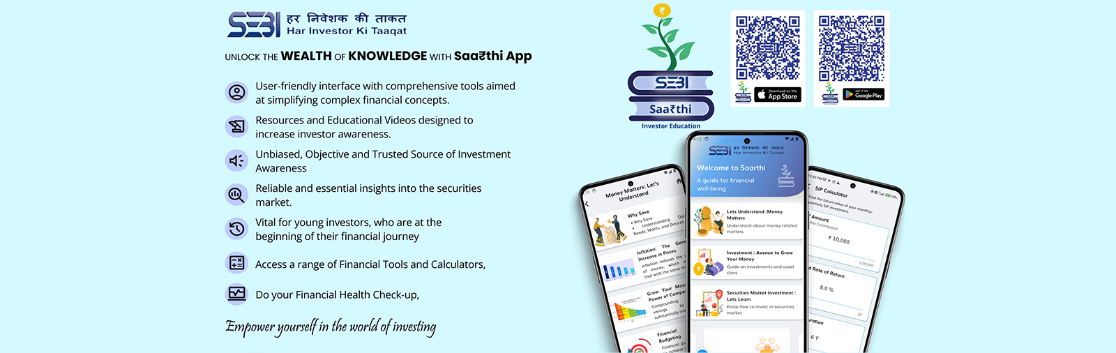 SEBI Saarthi App Digital Banner